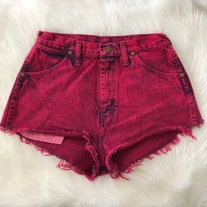 Wrangler high-waisted shorts